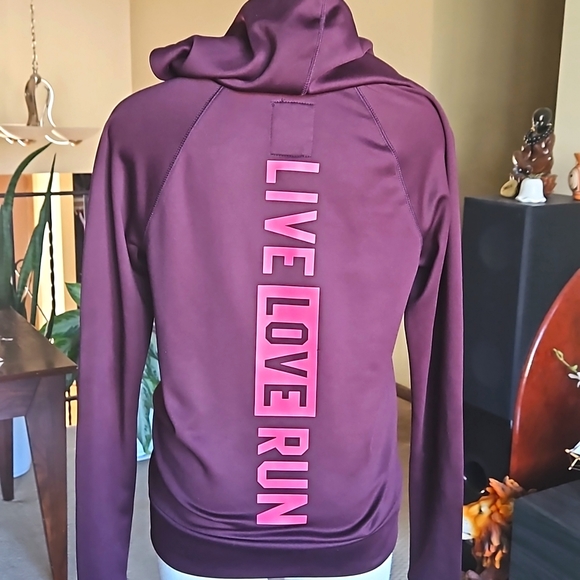 Womens Burgandy/Purple Hoodie (S) - Picture 4 of 4